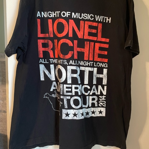 Lionel Ritchie 2014 tour tee - Picture 2 of 3